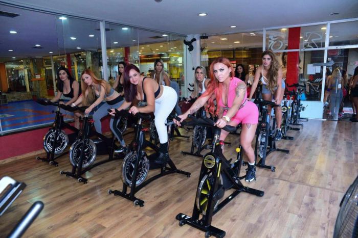 All 27 Miss BumBum Competitors Get Together For A Group Workout Session (20 pics)