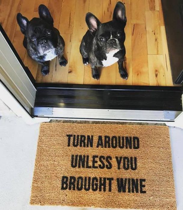 Houses With Hilariously Creative Doormats (40 pics)