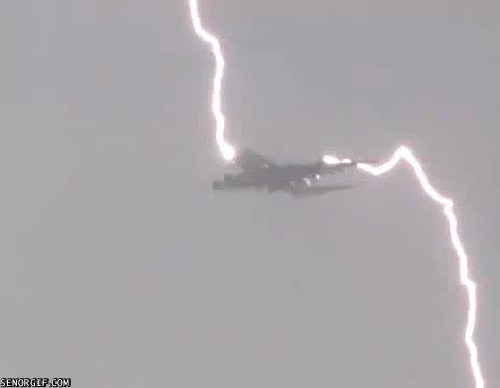 When Lightning Strikes It's Terrifying But Incredible (18 gifs)