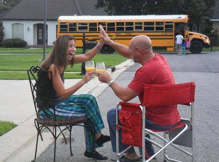 Parents Who Couldn't Wait For School To Start (22 pics)