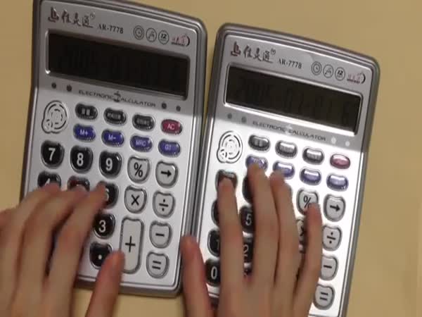 Playing Despacito on Two Calculators