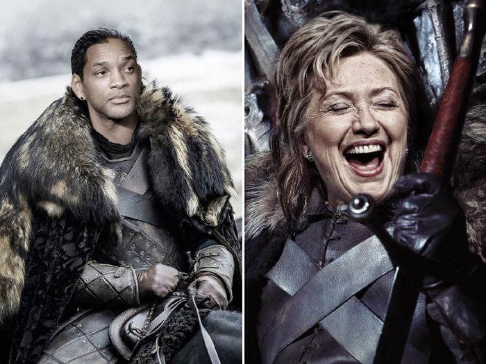 Celebrities as Game of Thrones Characters (17 pics)