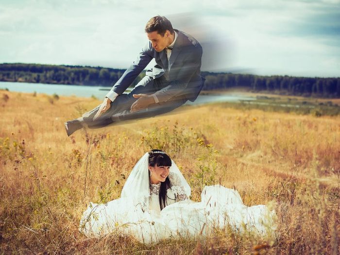 Awfully Photoshopped Russian Wedding Pictures (21 pics)