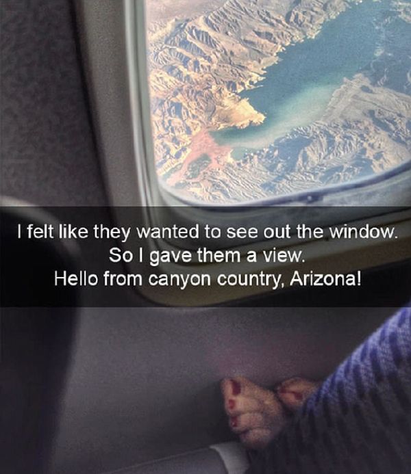 Weird Things Seen On Planes (20 pics)
