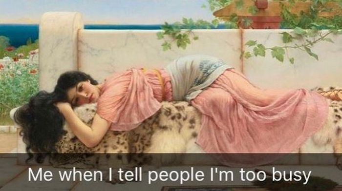 Paintings With Funny Captions (21 pics)