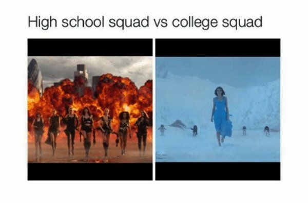 High School vs. College (17 pics)