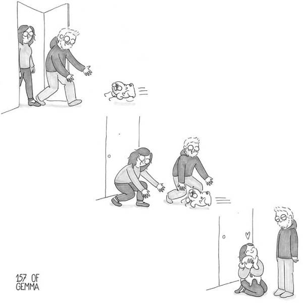 These Comics Show The Real Life With A Dog (40 pics)