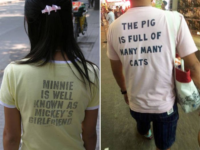 Asians Don’t Even Suspect That Anything Could Be Wrong With Their Clothes (14 pics)