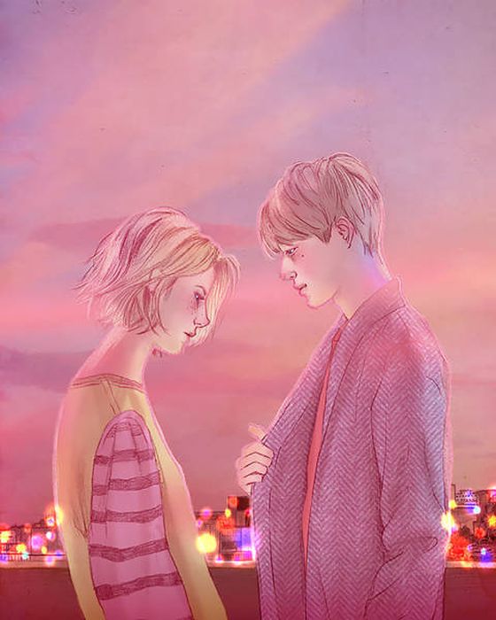 This Korean Illustrator Manages To Capture The Very Essence Of Romance (33 pics)