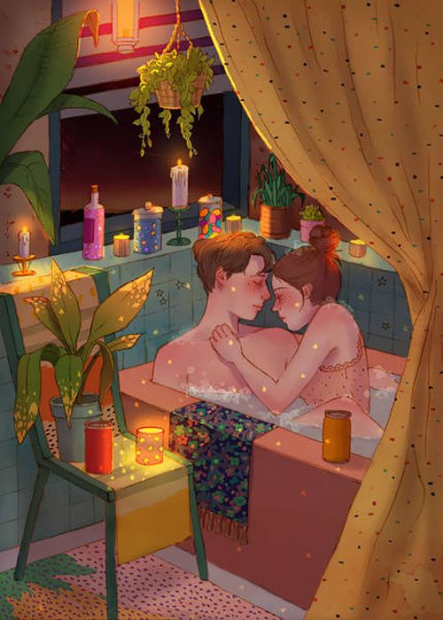 This Korean Illustrator Manages To Capture The Very Essence Of Romance (33 pics)