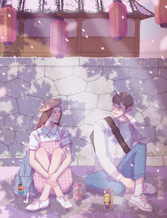 This Korean Illustrator Manages To Capture The Very Essence Of Romance (33 pics)