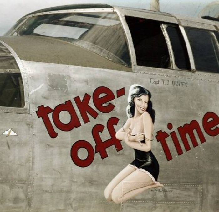 WW2 Pilots Knew What To Draw On Their Planes (46 pics)