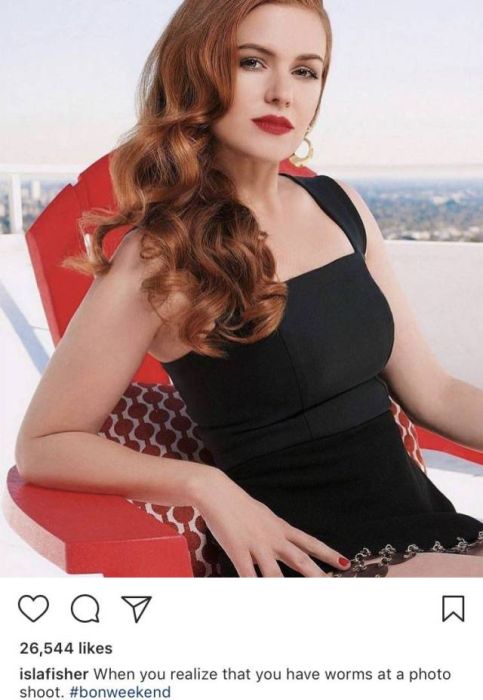 Isla Fisher Gets All The Instagram Captions Right (16 pics)