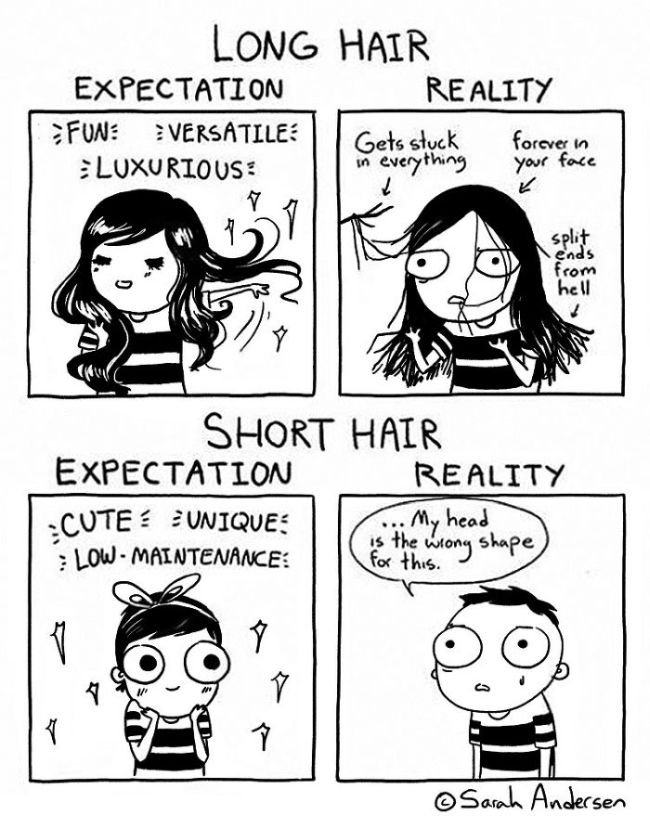 Women’s Hair Problems That Men Will Not Understand (20 pics)
