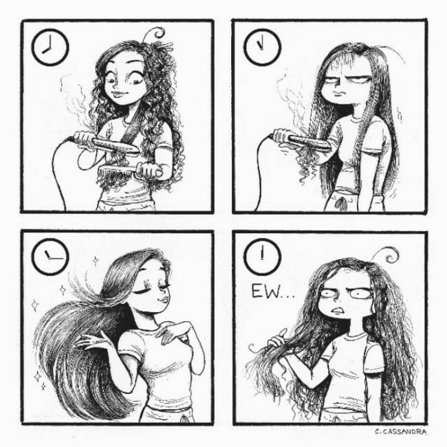 Women’s Hair Problems That Men Will Not Understand (20 pics)