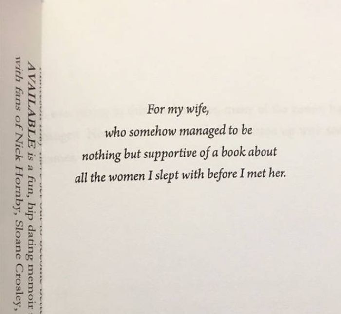 Interesting Book Dedications (40 pics)