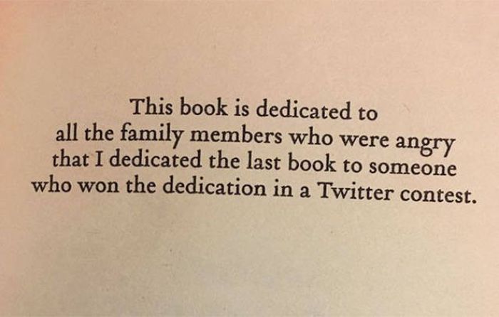 Interesting Book Dedications (40 pics)