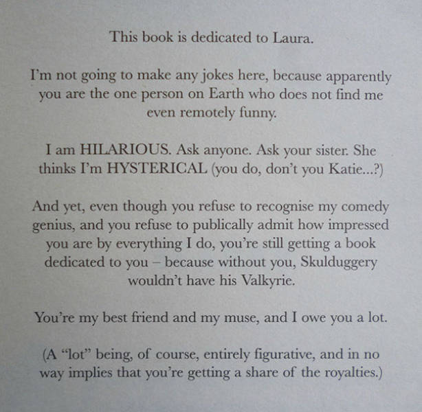 Interesting Book Dedications (40 pics)