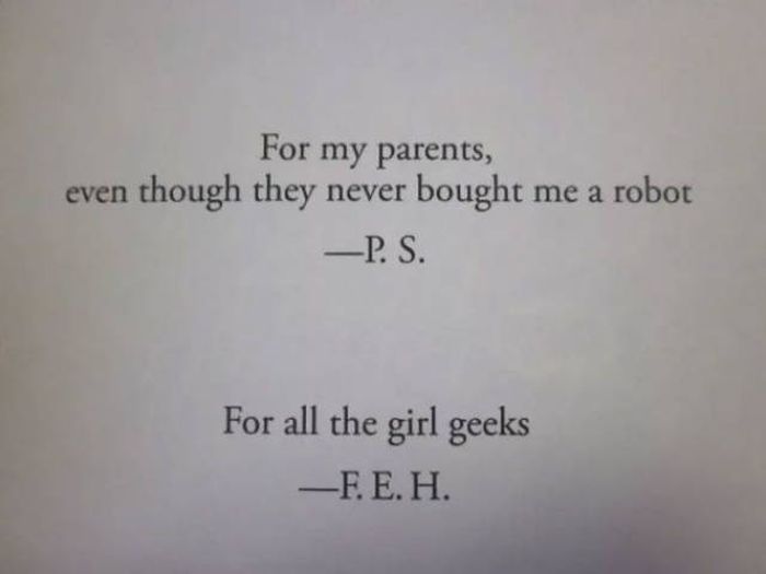 Interesting Book Dedications (40 pics)