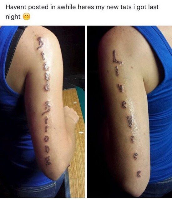 Cringeworthy Tattoo Fails (28 pics)