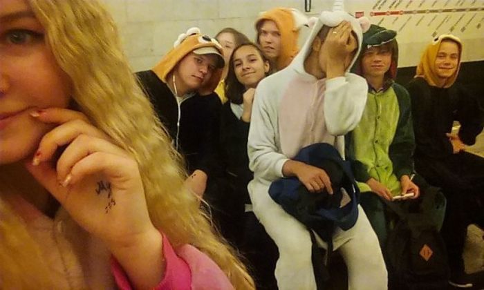 Strange People In The Russian Cities' Subways (31 pics)