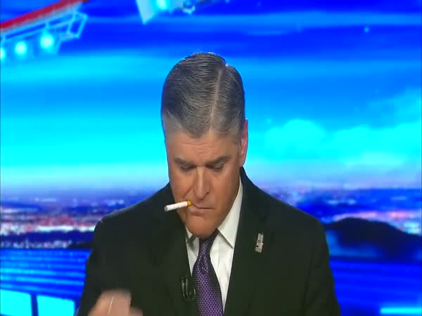 Fox Host Sean Hannity Puff an E-Cig in Between Clips