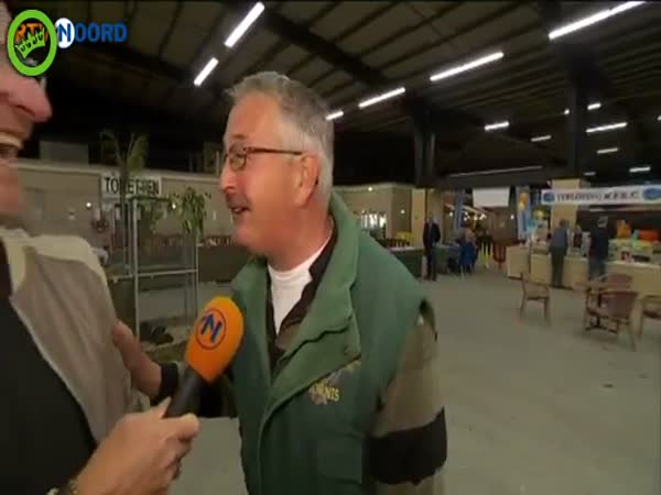 Chicken Farmer Sounds Like He Swallowed A Chicken