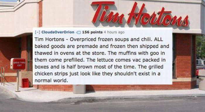 Chain Restaurants Workers Give You Some Useful Advices (16 pics)