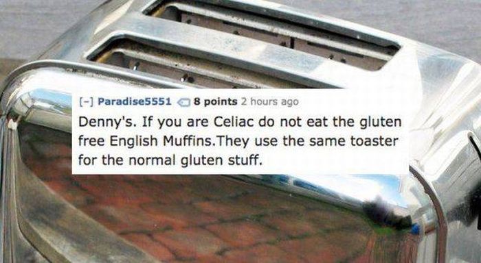 Chain Restaurants Workers Give You Some Useful Advices (16 pics)