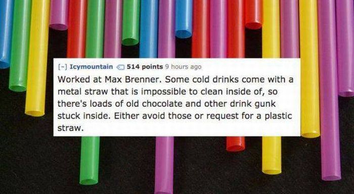 Chain Restaurants Workers Give You Some Useful Advices (16 pics)