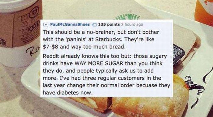 Chain Restaurants Workers Give You Some Useful Advices (16 pics)