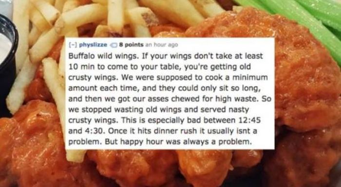 Chain Restaurants Workers Give You Some Useful Advices (16 pics)