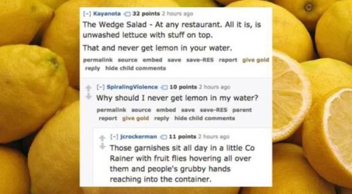 Chain Restaurants Workers Give You Some Useful Advices (16 pics)