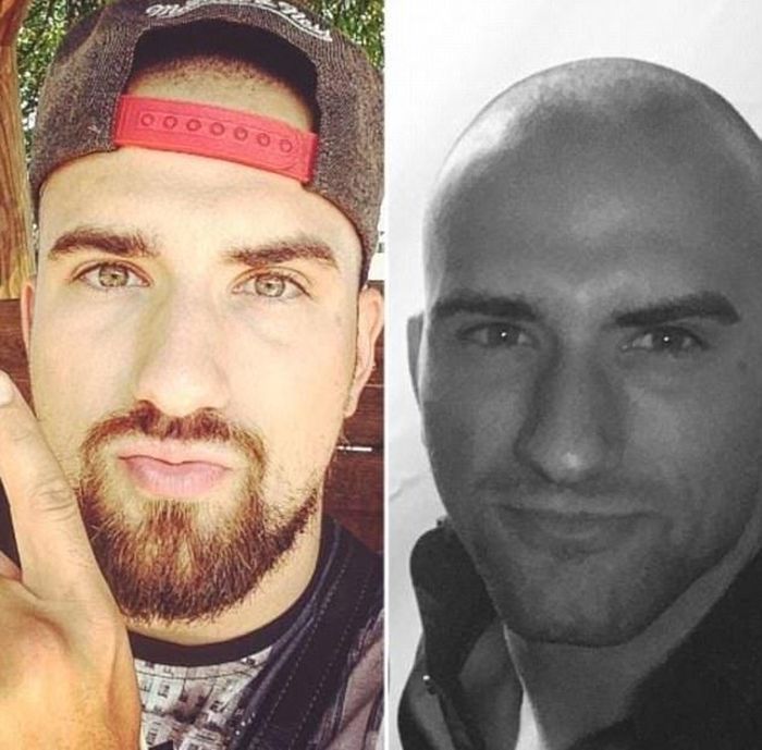 With And Without A Beard (18 pics)