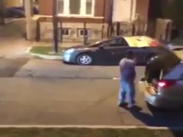 Cyclist vs Car Driver Fight