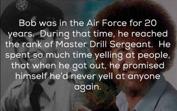 Nothing Happier Than Some Bob Ross Facts (18 pics)