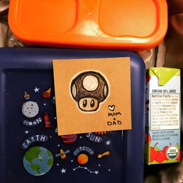 Lunchbox Doodles For Kindergarten Kid (10 pics)