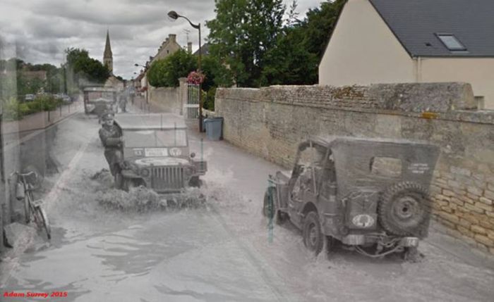Amazing Then & Now Images of WWII by Adam Surrey (30 pics)