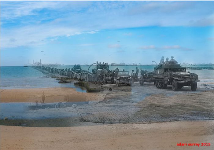 Amazing Then & Now Images of WWII by Adam Surrey (30 pics)