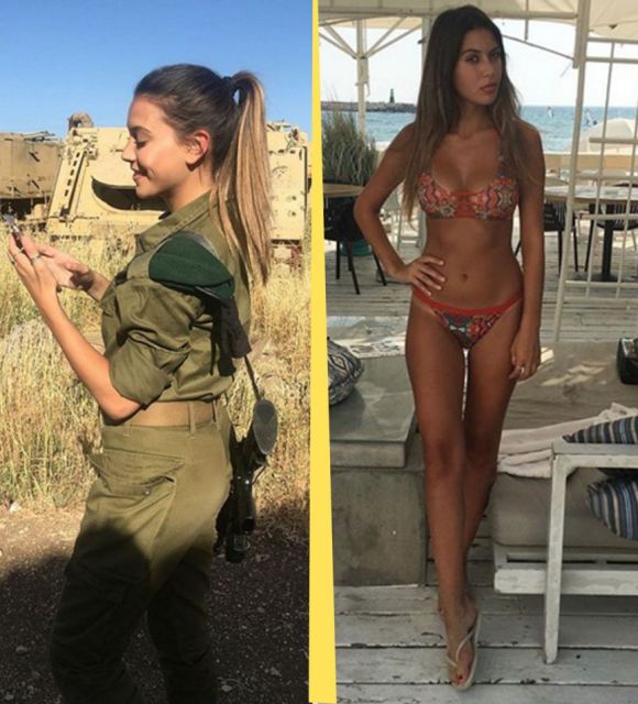 Hot Israeli Army Girls In Uniform And Bikini (20 pics)