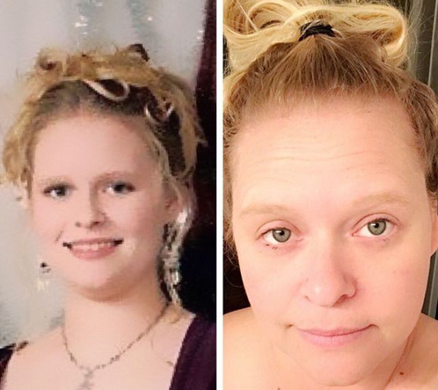 Parents Are Sharing Photos Of Them Before And After Having Kids (15 pics)