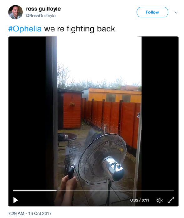 Irish People Can’t Take Storm Ophelia Seriously (20 pics)