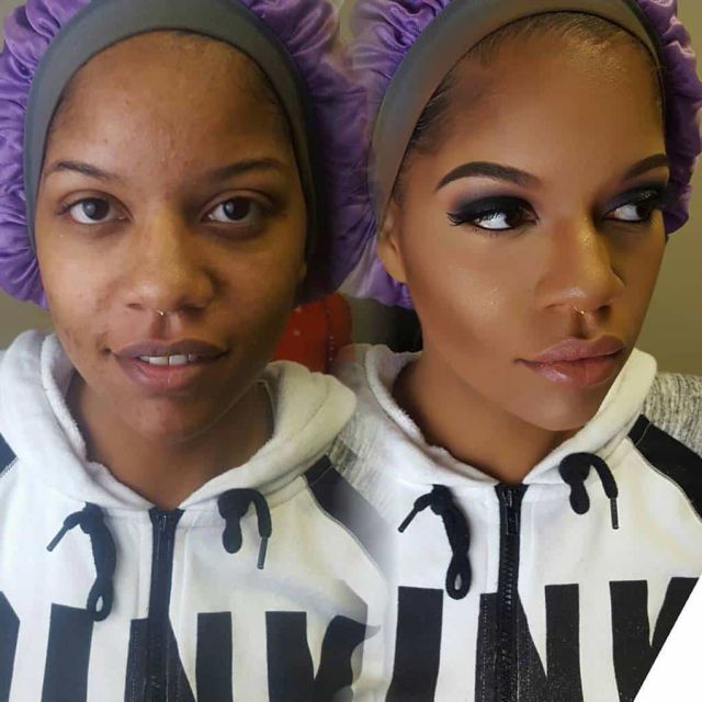With And Without Makeup (16 pics)