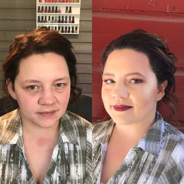 With And Without Makeup (16 pics)