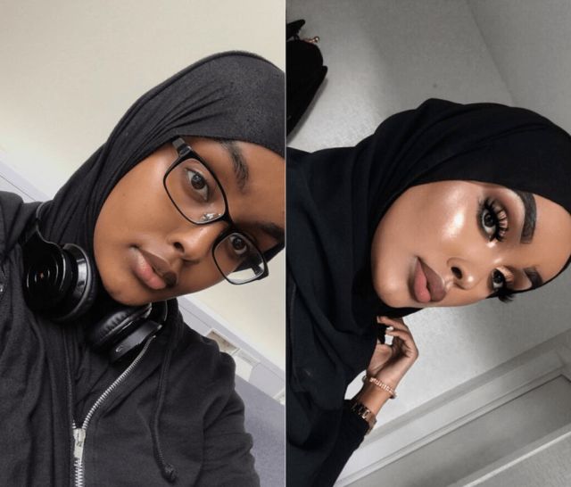 With And Without Makeup (16 pics)