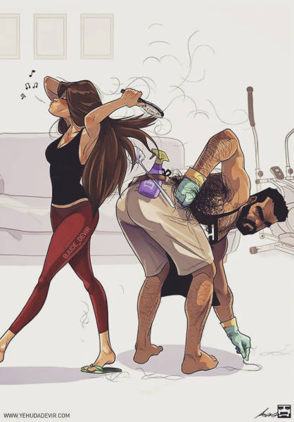 Yehuda Devir Creates Some Of The Most Relatable Drawings About Relationships (20 pics)
