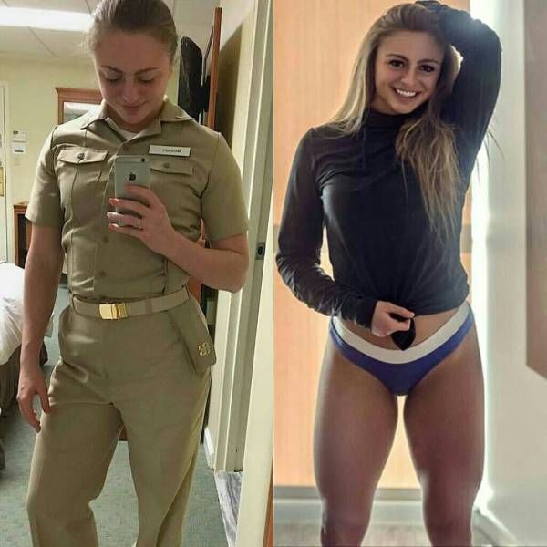 Girls In Uniforms And Without (14 pics)