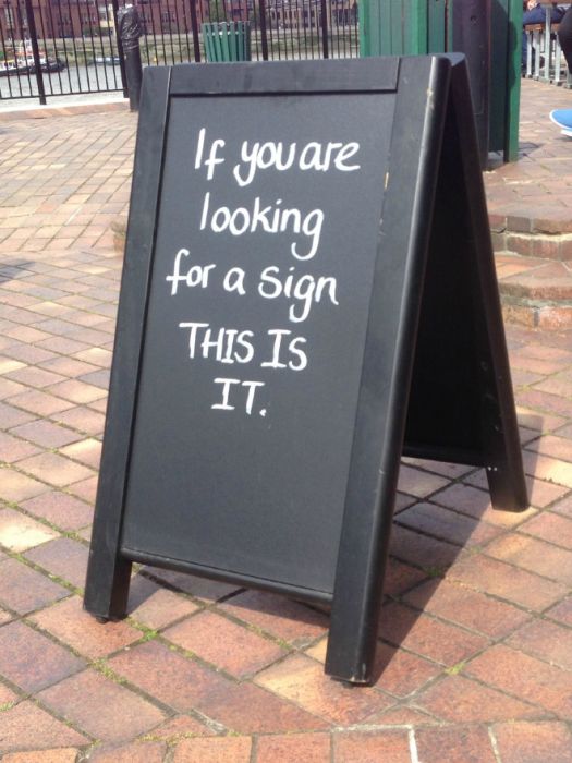 Brilliant Bar and Cafe Chalkboard Signs (15 pics)