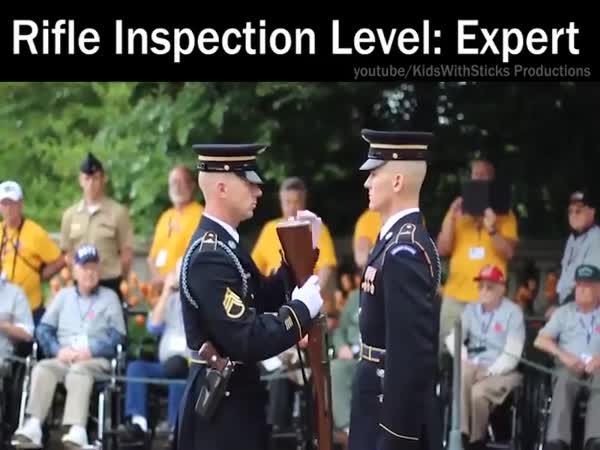 That's How You Inspect Rifles In The Military