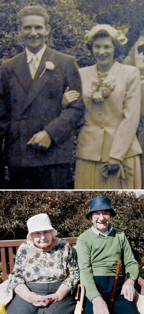 Amazing Then & Now Couple Photos (25 pics)